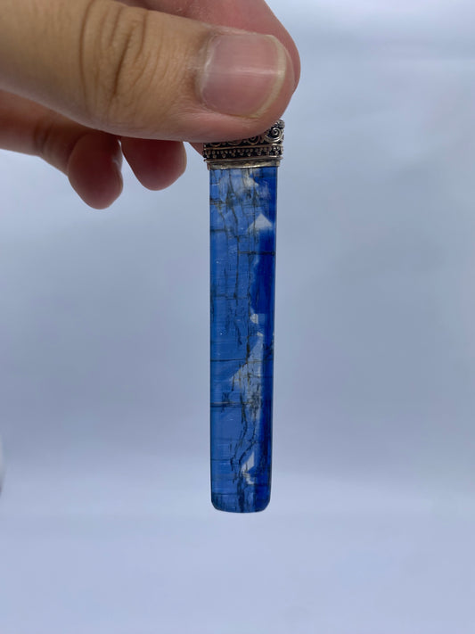 Stunning Natural Blue Kyanite Pendant From Nepal