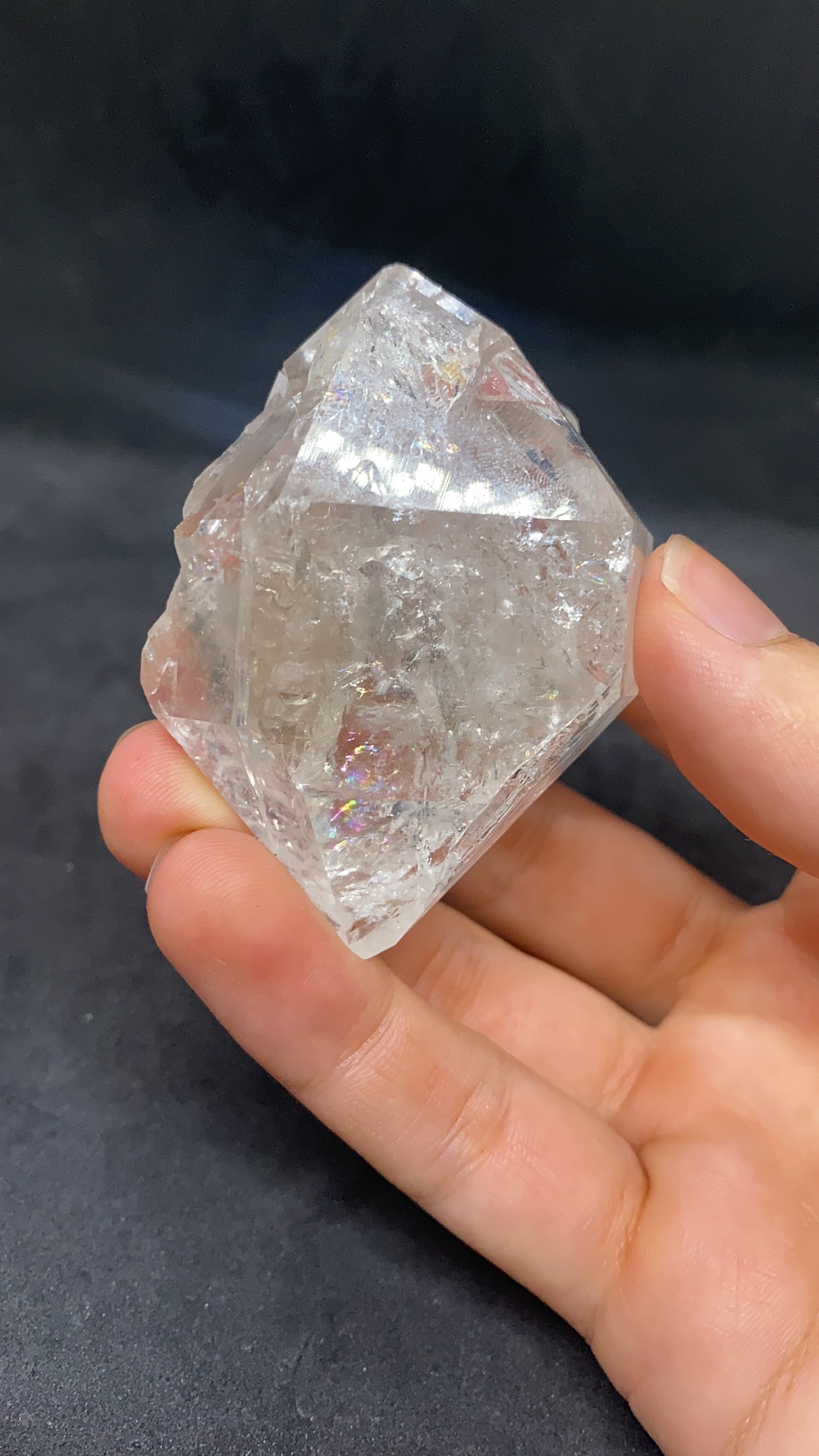 Stunning Double Terminated Herkimer Diamond Quartz Specimen From USA