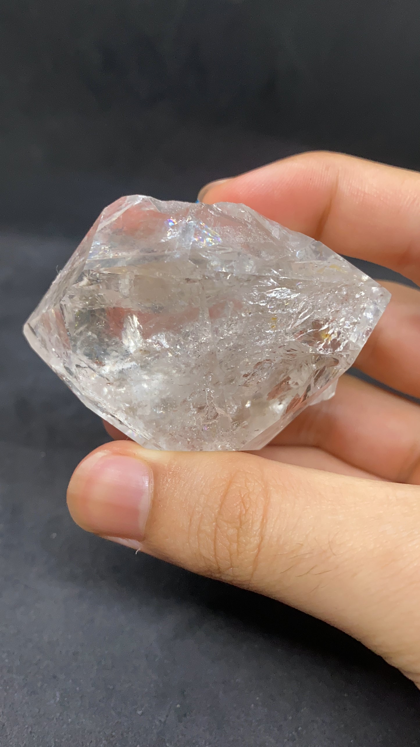 Stunning Double Terminated Herkimer Diamond Quartz Specimen From USA