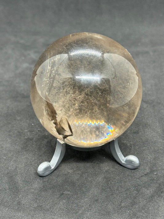 Smokey Crystal Quartz Ball/Sphere From Brazil