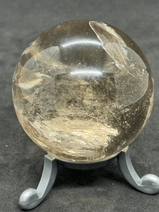 Smokey Crystal Quartz Ball/Sphere From Brazil