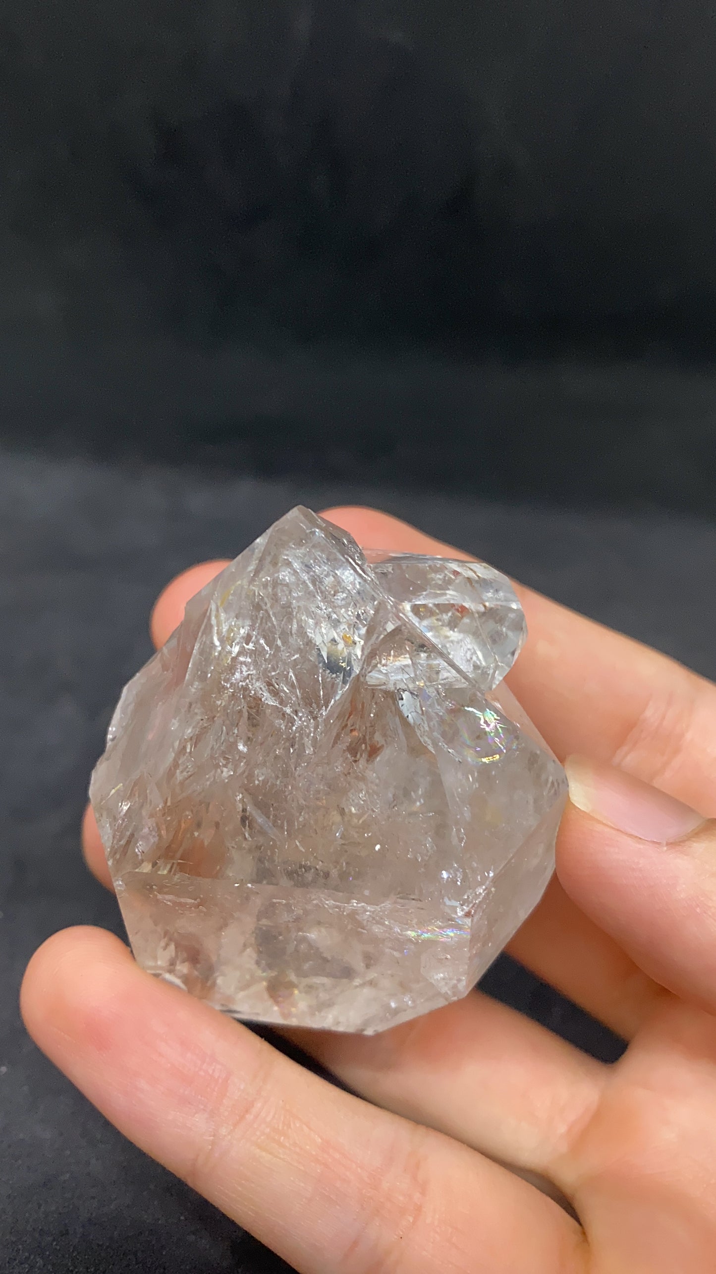 Stunning Double Terminated Herkimer Diamond Quartz Specimen From USA