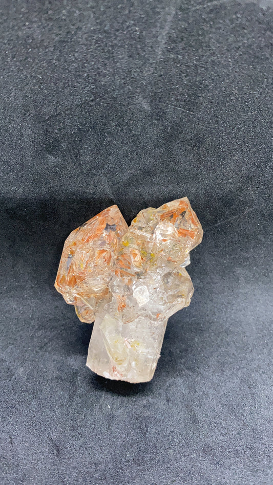 Rare Petroleum Quartz Cluster From Madagascar