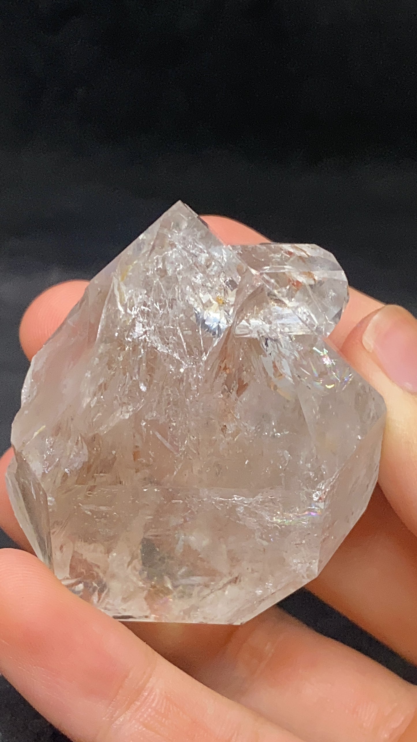 Stunning Double Terminated Herkimer Diamond Quartz Specimen From USA