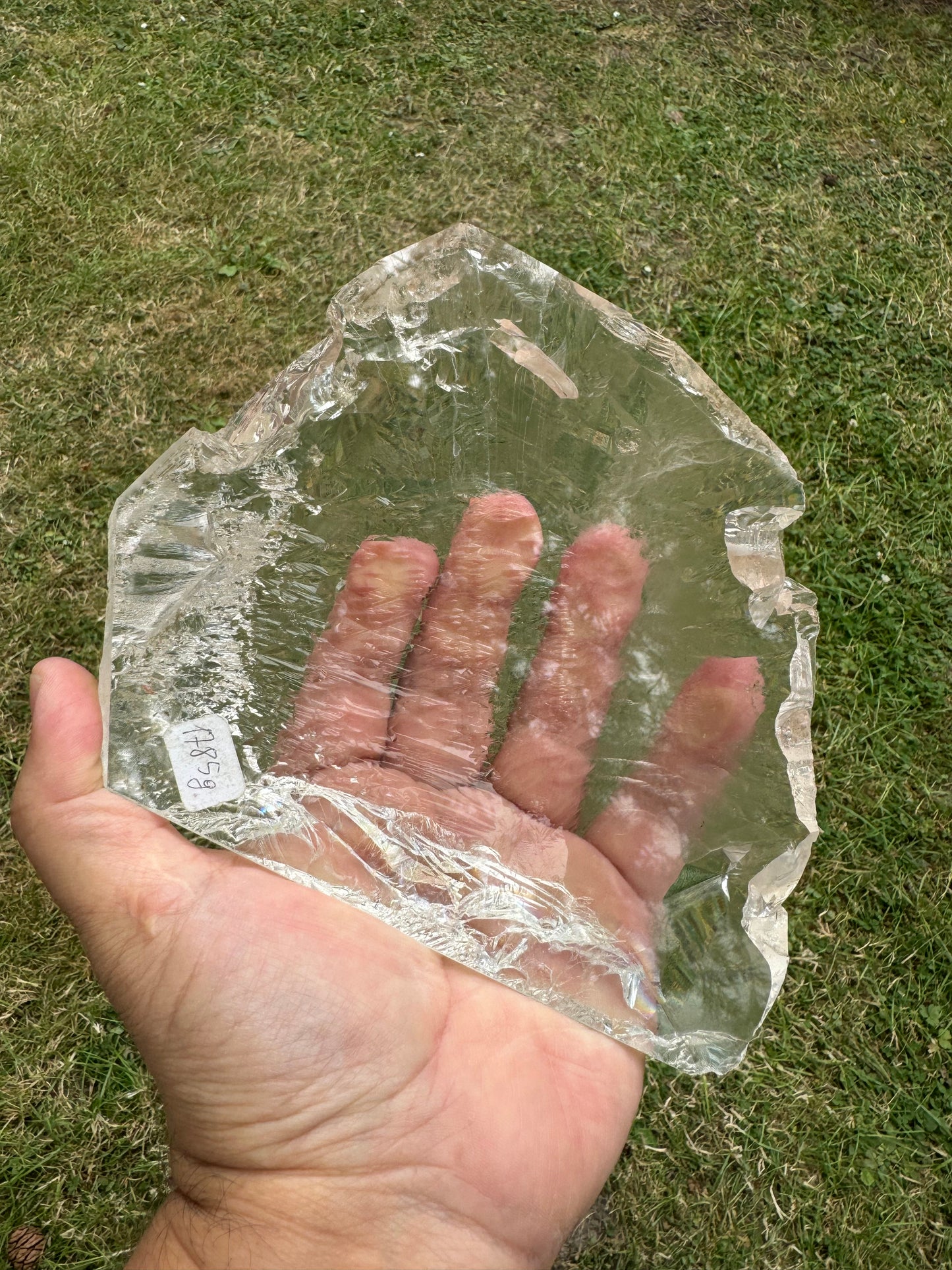 Stunning White Topaz Slice With Full Clarity