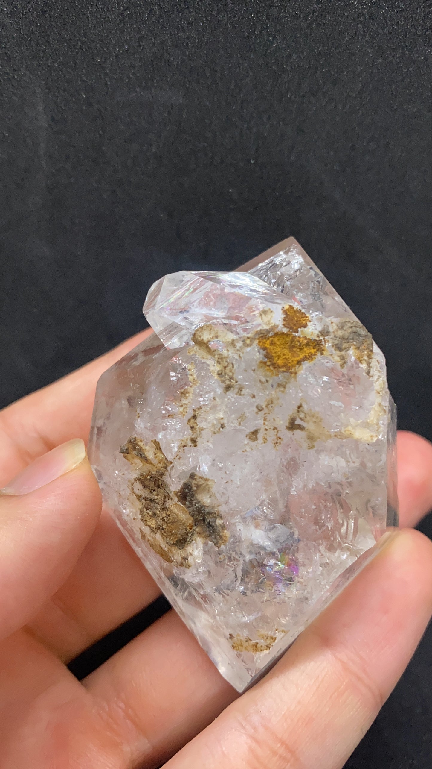 Stunning Double Terminated Herkimer Diamond Quartz Specimen From USA